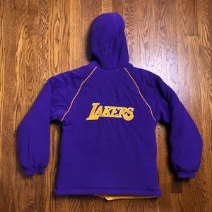 Nike Team NBA Lakers Reversible Leather Coat